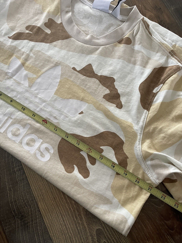 Adidas Desert Camo Trefoil Tee Shirt Men Size Medium New - Picture 11 of 12