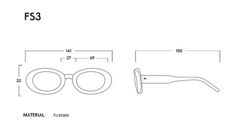PROJEKT PRODUKT FS3 C1 Acetat Brille eckiges Gestell schwarze klare Gläser FedEx - Bild 6 von 6