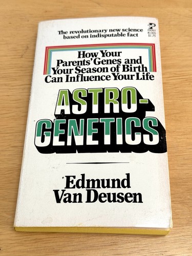 Vtg 1977 Astro-Genetics by Edmund Van Deusen – Astrology & Genetics – Paperback