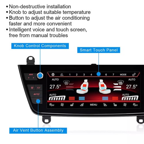 Panel de control climático calefacción aire acondicionado coche pantalla táctil 8,8′′ para BMW serie 3 4 13-19 - Imagen 4 de 6