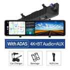Dash Cam 11.26" 4K Adas Rearview Mirror Camera CarPlay Android Auto Car Dvr lot