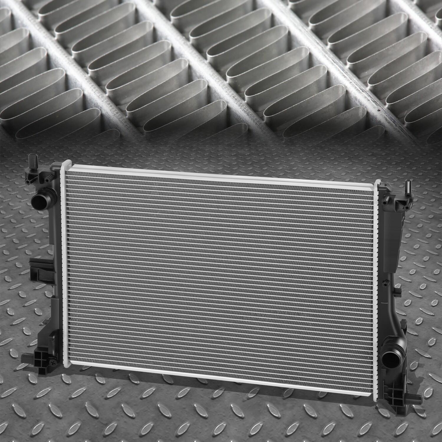 Для 19-23 Fiat 500X Jeep Renegade 1.3L Turbo Радиатор охлаждения в стиле OE DPI 13904