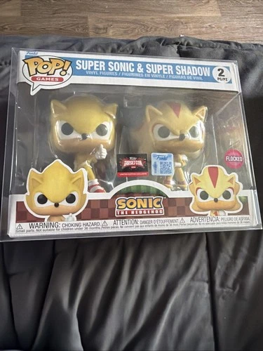 Funko Pop! Vinyl: Sonic the Hedgehog - Super Sonic & Super Shadow 2-Pack...