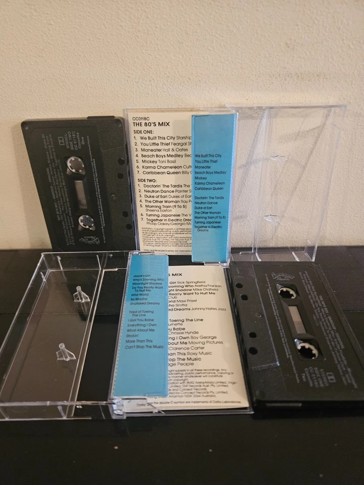 THE 80'S MIX Various Artists 1989 CASSETTE TAPE 2 CASSETTE SET POP ROCK 28 TRAX - Image 2 of 4