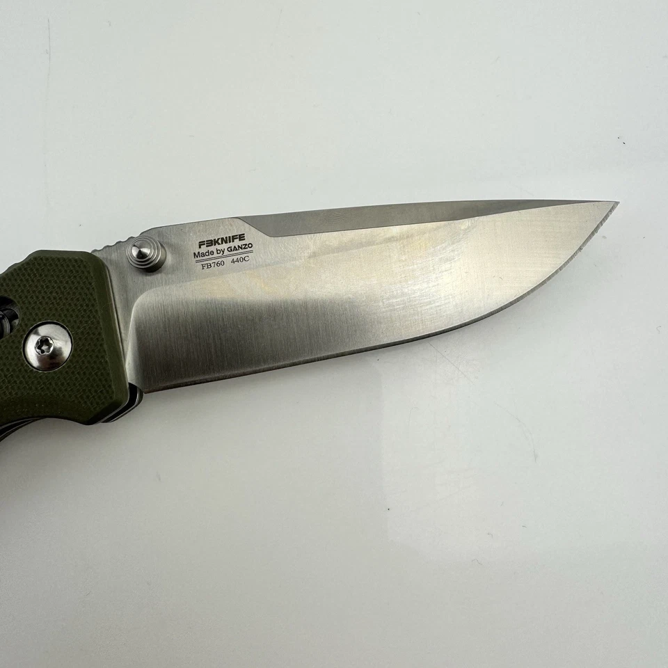 Ganzo Firebird FB760 440C 橄榄绿色折叠口袋刀 — 第 4/4 张图片