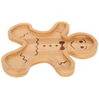 Feiertags-Leckerli-Tablett, Bambus-Weihnachtstablett,