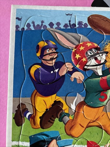 Bugs Bunny Whitman 1976 Frame Tray Puzzle Warner Bros Child Development - Picture 5 of 5