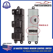 Door Window Switch Assembly-Power Window Main For Nissan Pathfinder 2005-2007