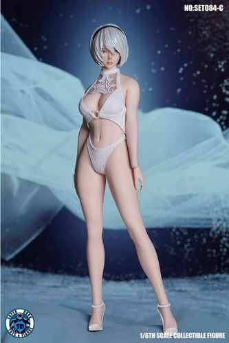 NieR: Automata 1/6 YoRHa 2B Sexy Action Figure Cheongsam Model Toy Ornament Gift - Picture 17 of 17