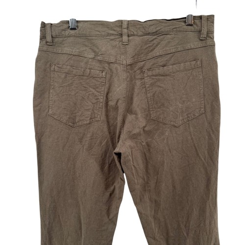 Free Fly 5 Pocket Pants Mens Brown Bamboo Stretch Straight Leg Size 32x32 - Picture 4 of 11