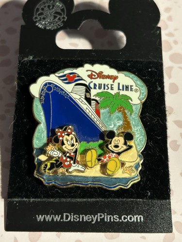 2-Disney Cruise Line & Castaway Cay Mickey & Minnie Mouse Pin Trading Anstecknadeln - Bild 7 von 9