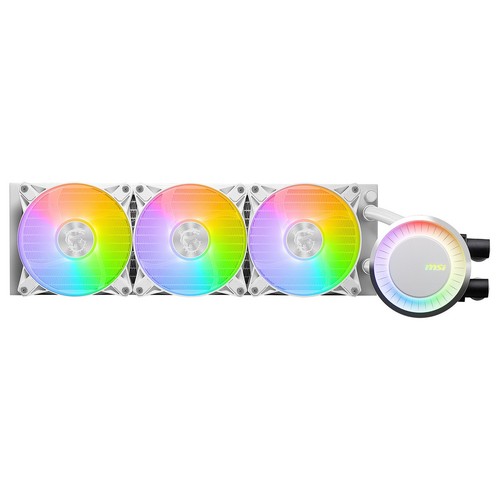 MSI MAG CORELIQUID E360 WHITE Liquid cooling kit 12 cm 75.04 cfm White