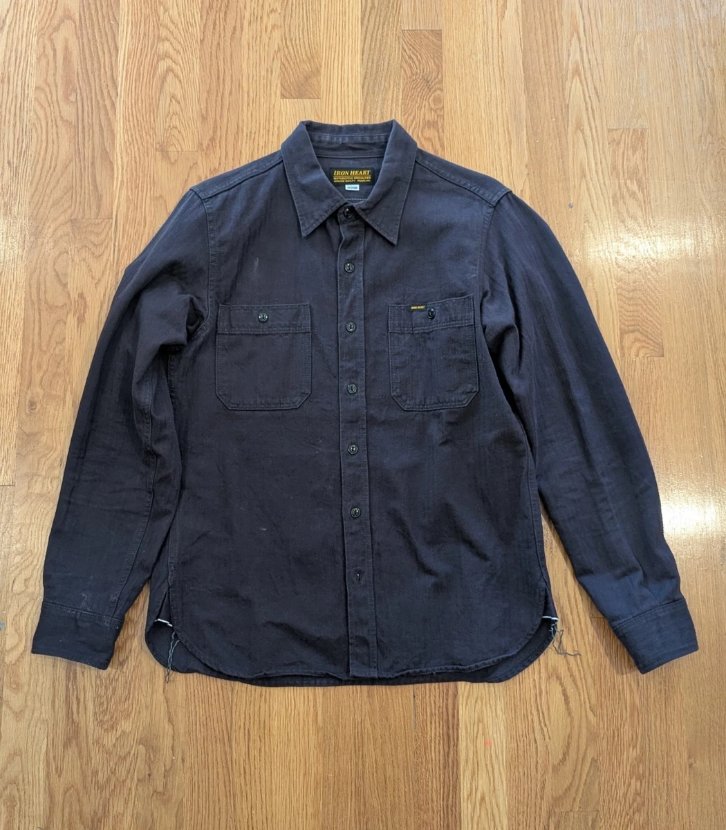 Iron Heart Regular Size M Casual Button-Down Shirts for Men for