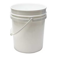 Pail, 5.0 Gal., Plastic Handle, 11-7/8 In L, Rop2150-Wp