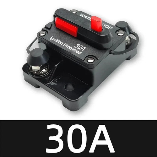 30-300Amp Wasserdicht Auto Leitungsschutzschalter Sicherung Reset für Boot Auto DC 12V-48V UK - Bild 16 von 35