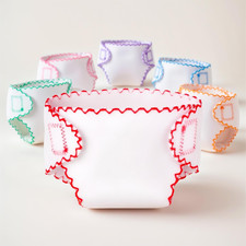 6 Pcs Baby Doll Diapers for 12-15 Inch Dolls, Reusable  Washable Doll Underwear