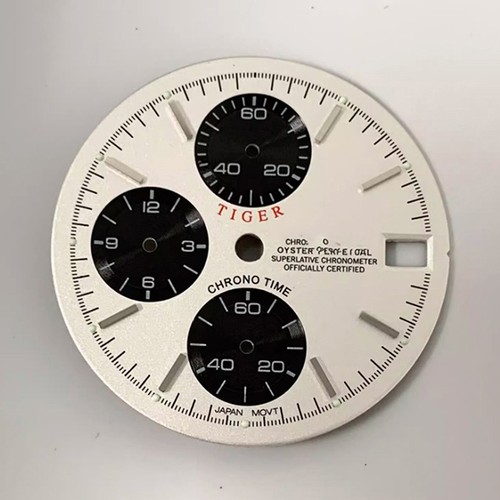 29,8 mm Literal Watch Dial Six Hands Green Luminous for VK67 Quartz Movement - Bild 5 von 28