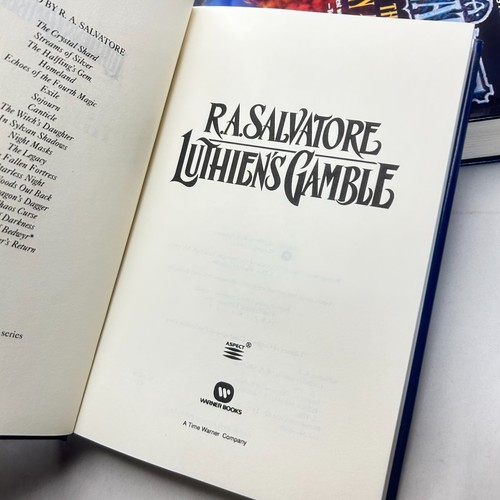 2 Books by by R A Salvatore Luthien’s Gamble & The Demon Awakens Fantasy - Picture 6 of 21