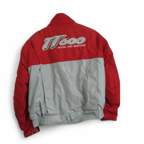 The Triple Collection Triumph Red Motorbike UK Large Jacket Tt600 Preloved - Bild 2 von 24