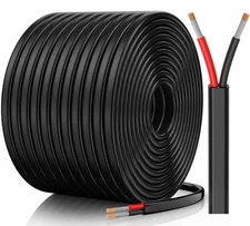 14 Gauge Wire, 14 AWG 2 Conductor Electrical Wire, Flexible/Oxygen-Free Tinne...