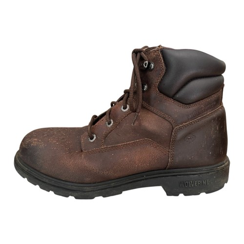 Wolverine Work Boots Men 12 Wolverine Floorhand Steel Toe Leather Skid Resistant - Picture 13 of 15