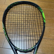 Mizuno Tennis Racket Black Green Used Sports Equipment