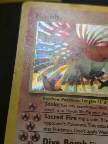 Ho-oh Holo Rare Neo Revelation 7/64 Heavily Played - Bild 4 von 24