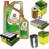 Mann Inspektionspaket 6L Castrol Titanium 5W-30 FüR Hyundai I30 1.6 Crdi