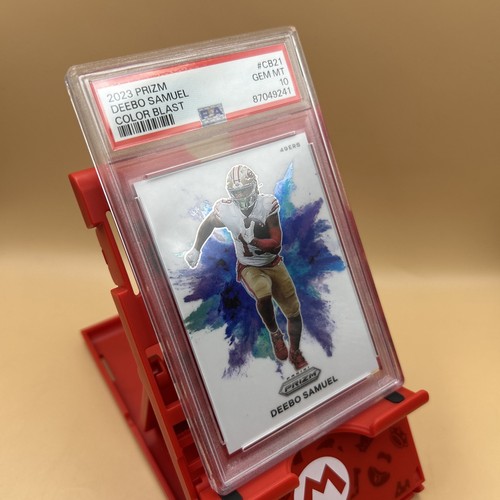 2023 Panini Prizm Football Deebo Samuel Color Blast 49/Comando PSA 10 GEM POP34 - Foto 2 di 7