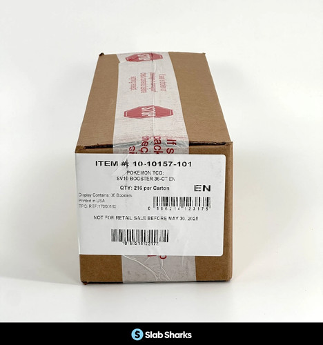 POKEMON TCG SCARLET & VIOLET SV10 DESTINED RIVALS SEALED CASE OF 6 BOOSTER BOXES