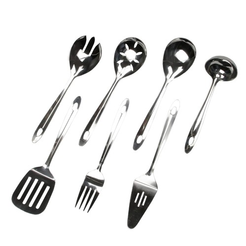Chef Craft Select Slotted Serving Spoon, 9.5 inch, Stainless Steel - Picture 3 of 3