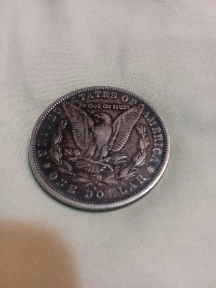 1890 S  Morgan dollar coin Still In Great Condition possible doubling  - Image 4 of 4