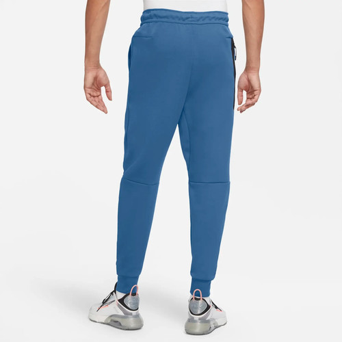 Nike Tech Fleece Size L Men´s Joggers Pants CU4495-407 Marina Blue - Afbeelding 2 van 3
