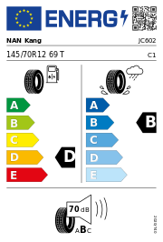 NAN Kang NA-1 145/70 R12 69T Sommerreifen - Bild 3 von 3
