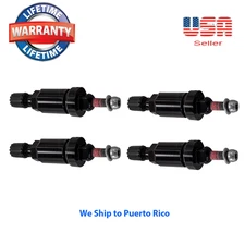 Set 4 Chrome Valve Stem Replacement Fit Tesla Bluetooth TPMS Sensors 2021-2024