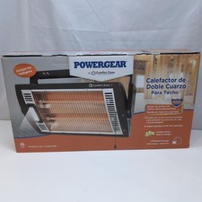 PowerGear by Comfort Zone 1,500W Quartz Electric Space Heater Ceiling Mount
