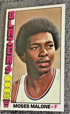 1976 TOPPS MOSES MALONE #101 HOF 2ND YEAR CARD SHARP