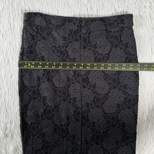Maeve Black Floral Lace Layer Straight&Pencil Knee Length Skirt Women's Small - Bild 11 von 24