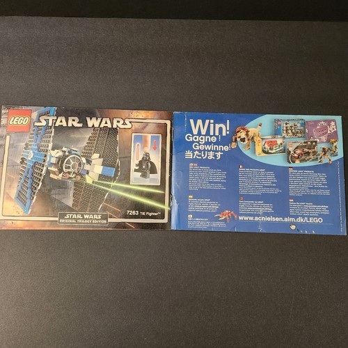 Lego Star Wars 7256 Jedi Starfighter & Droid Manuale Istruzioni Libro Danni Vintage - Foto 8 di 8