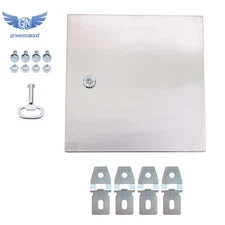 12 × 12 × 8" Stainless Steel Electrical Enclosure NEMA 4X Junction Box IP66