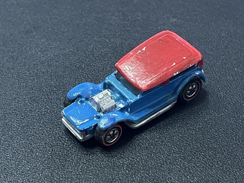 1969 Hot Wheels Redline Prowler Emaille dunkelblau rot Vintage Auto Hong Kong Toys - Bild 2 von 8