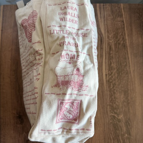 Little House on the Prairie Book Tote Bag Cotton Canvas Handmade Rare Rarität - Bild 2 von 9