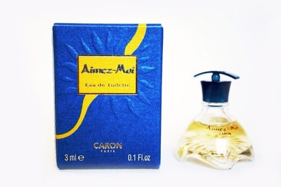 Aimez Moi   Caron Edt 3 ml Parfum Miniatur in Box für Sammler