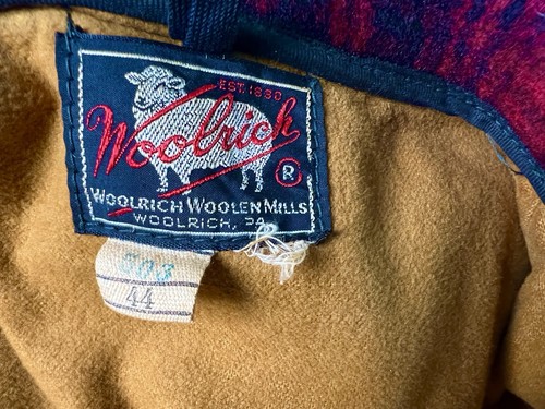 Pristine! Vintage Woolrich Hunting Jacket Wool Mackinaw Buffalo Plaid Coat Sz 44 - Picture 9 of 9