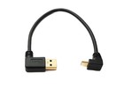 SYSTEM-S USB 3.1 Cable 20cm Type C Male to 3.0A Male Up Down
