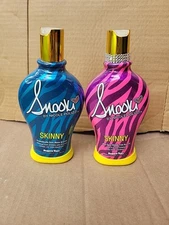 2 Pack of Supre SNOOKI Skinny Bronzer Tanning Lotion 12 Oz