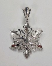 Sterling Silver Snowflake Pendant