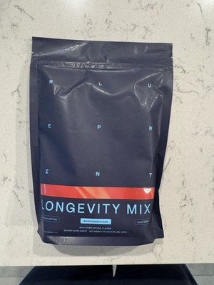 Blueprint Bryan Johnson Longevity Mix Muscle & Recovery Supplement Blood Orange