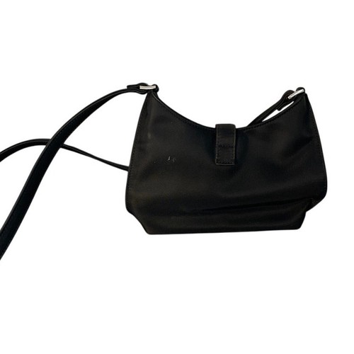 Calvin Klein Abendtasche schwarz silberne Schnalle mit Schulterriemen Top Zustand - Bild 2 von 7