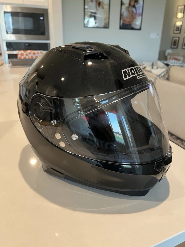NUEVO Casco de motocicleta integral Nolan N87 talla mediana negro Foto 4 de 4